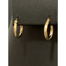 Load image into Gallery viewer, 18K Gold Earrings Hoops Loops 0.84 grams - Rafant
