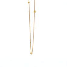 Load image into Gallery viewer, 18K Gold Necklace Chain Box 18&quot; Tiny Beads 1.22 grams - Rafant
