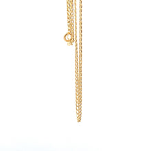 Load image into Gallery viewer, 18K Yellow Gold Necklace Chain Curb 15.75 inches 1.01 grams - Rafant
