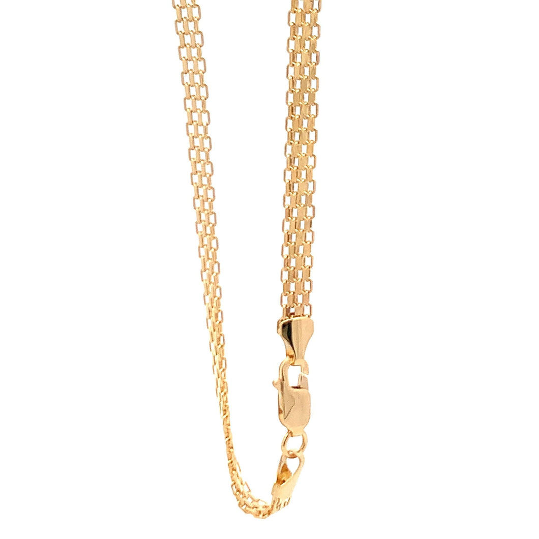 18K Yellow Gold Bracelet Bismark 3.18 grams - Rafant