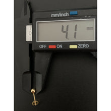 Load image into Gallery viewer, 18K Gold Earrings Stud Dangling Balls 2.07 grams - Rafant
