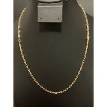 Load image into Gallery viewer, 18K Yellow Gold Necklace Chain Link 19 inches - Rafant
