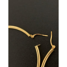 Load image into Gallery viewer, 18K Gold Earrings Hoops Loops Extra Large 3.27 grams - Rafant
