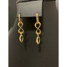 Load image into Gallery viewer, 18K Gold Earrings Dangle Infinity 3.44 grams - Rafant
