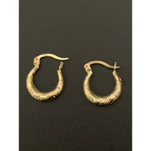 Load image into Gallery viewer, 18K Gold Earrings Hoops Loops Small 1.19 grams - Rafant
