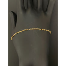 Load image into Gallery viewer, 18K Gold Bracelet Rolo Link Chain 7.5 inches 1.06 grams - Rafant
