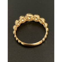 Load image into Gallery viewer, 18K Gold Ring Bubble Beaded Size 8 - Rafant
