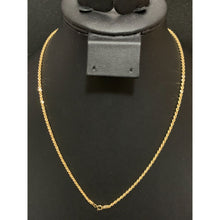 Load image into Gallery viewer, 18K Gold Chain Necklace Rope 2.76 grams 18 inches - Rafant
