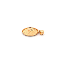 Load image into Gallery viewer, 18K Yellow Gold Pendant Round Circle 1.46 grams - Rafant
