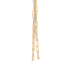 Load image into Gallery viewer, 18K Yellow Gold Necklace Chain Paperclip Size 18 inches 1.51 grams - Rafant
