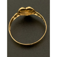 Load image into Gallery viewer, 18K Gold Ring Heart 1.10 grams Size 8.5 - Rafant
