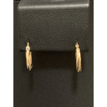 Load image into Gallery viewer, 18K Gold Earrings Hoops Loops Small 0.90 grams. - Rafant
