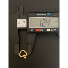 Load image into Gallery viewer, 18K Gold Pendant Charm Open Heart 0.44 grams - Rafant
