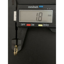 Load image into Gallery viewer, 18K Gold Earrings Hoops Loops 0.84 grams - Rafant
