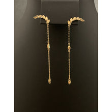 Load image into Gallery viewer, 18K Yellow Gold Earrings Post Dangling - Rafant
