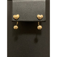 Load image into Gallery viewer, 18K Gold Earrings Ball Heart 1.26grams - Rafant
