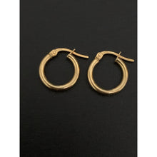 Load image into Gallery viewer, 18K Gold Earrings Hoops Loops Small 0.87 grams - Rafant
