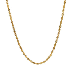 Load image into Gallery viewer, 18K Gold Necklace Chain 20 inches Rope 2.16 grams - Rafant
