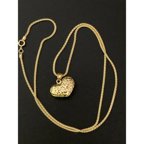 18K Saudi Gold Necklace 17.50