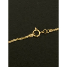Load image into Gallery viewer, 18K Saudi Gold Necklace 17.50&quot; Chain with Puffed Heart Pendant 3.20 grams - Rafant
