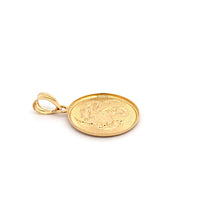 Load image into Gallery viewer, 18K Yellow Gold Pendant Round Dragon Lucky Fortune 1.42 grams - Rafant
