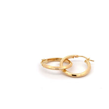 Load image into Gallery viewer, 18K Yellow Gold Earrings Hoops Small 1.31 grams - Rafant
