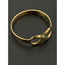 Load image into Gallery viewer, 18K Yellow Gold Ring Infinity Size 7 - Rafant
