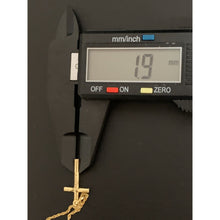 Load image into Gallery viewer, 18K Gold Necklace Chain 20 inches with Jesus Christ Pendant 1.66 grams - Rafant
