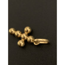Load image into Gallery viewer, 18K Gold Pendant Cross Beaded 1.08 grams - Rafant

