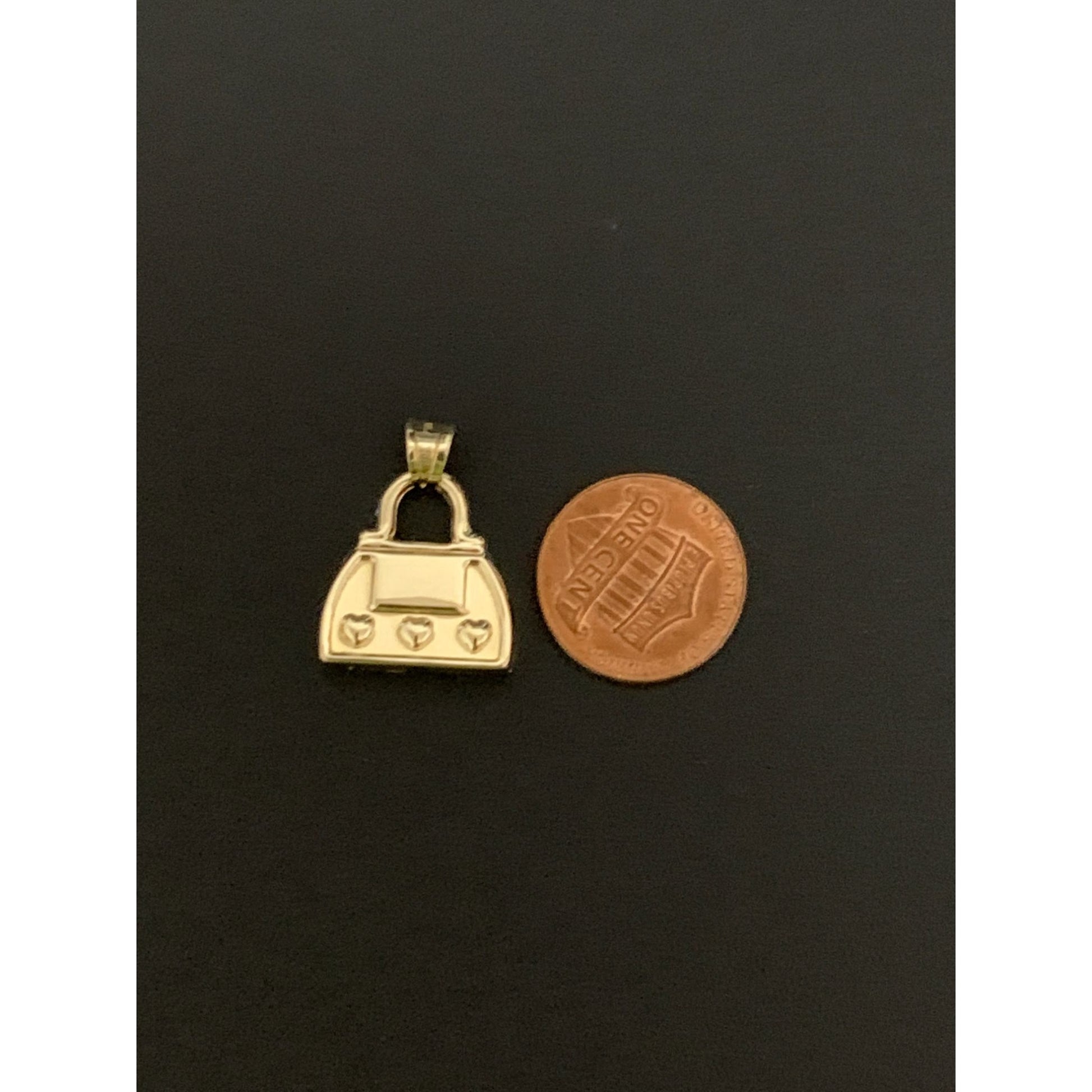 18K Gold Pendant Padlock 2.15 grams - Rafant