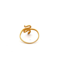 Load image into Gallery viewer, 18K Gold Ring Snake 0.98 grams Size 5.75 - Rafant
