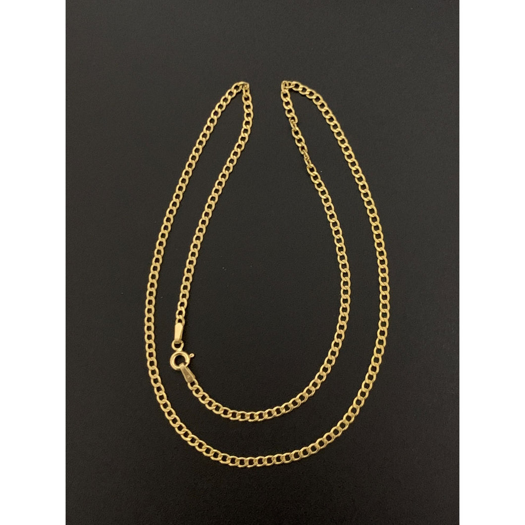 18K Gold Necklace Chain 18 inches 2.74 grams - Rafant