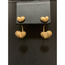 Load image into Gallery viewer, 18K Gold Earrings Hearts 2.80 grams - Rafant
