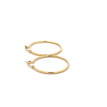 Load image into Gallery viewer, 18K Gold Earrings Hoops Polished 1.44 grams - Rafant
