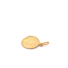 Load image into Gallery viewer, 18K Yellow Gold Pendant Jesus Christ Religious 1.02 grams Small - Rafant
