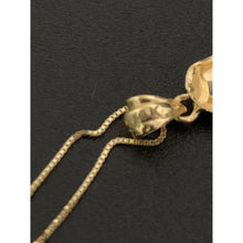 Load image into Gallery viewer, 18K Gold Necklace Chain 15.75&quot; with Pendant and French Clips Earrings Set 2.58 grams - Rafant
