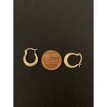 Load image into Gallery viewer, 18K Gold Earrings Hoops Loops 1.08 grams Small - Rafant
