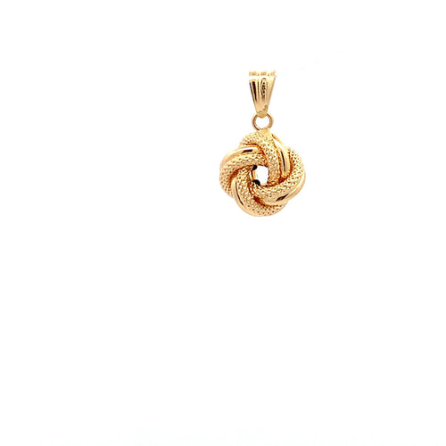 18K Yellow Gold Pendant Knot 1.07 grams Small - Rafant