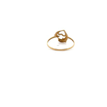 Load image into Gallery viewer, 18K Gold Ring Dolphin Heart 0.65 grams Size 5.25 - Rafant
