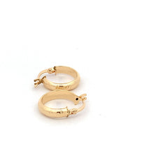 Load image into Gallery viewer, 18K Yellow Gold Earrings Hoops Small 1.04 grams - Rafant
