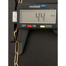 Load image into Gallery viewer, 18K Gold Bracelet Paperclip Size 7.5 inches 2.42 grams - Rafant
