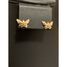 Load image into Gallery viewer, 18K Gold Earrings Stud Butterfly 1.44 grams - Rafant
