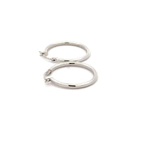Load image into Gallery viewer, 18K Gold Earrings Hoops Polished 1.23 grams - Rafant
