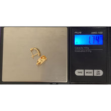 Load image into Gallery viewer, 18K Gold Earrings French Clips 1.74 grams Lightweight - Rafant
