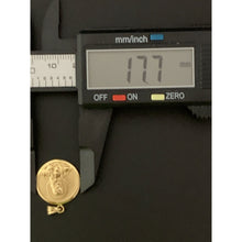 Load image into Gallery viewer, New Real 18K Saudi Gold Mother Mary Jesus Christ Round Circle Pendant - Rafant
