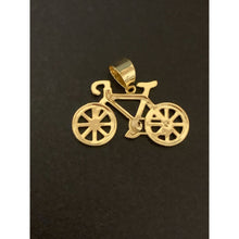 Load image into Gallery viewer, 18K Gold Pendant Japan Yellow Gold Bicycle - Rafant
