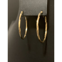 Load image into Gallery viewer, 18K Gold Earrings Hoops Loops Twisted 1.62 grams - Rafant
