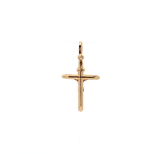 Load image into Gallery viewer, 18K Yellow Gold Pendant Cross Jesus Christ 1.20 grams - Rafant
