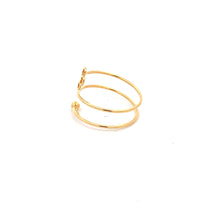 Load image into Gallery viewer, 18K Yellow Gold Ring Flower Spiral 1.17 grams Size 8.5 - Rafant
