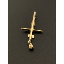 Load image into Gallery viewer, 18K Gold Pendant Cross Jesus Christ 1.11 grams - Rafant
